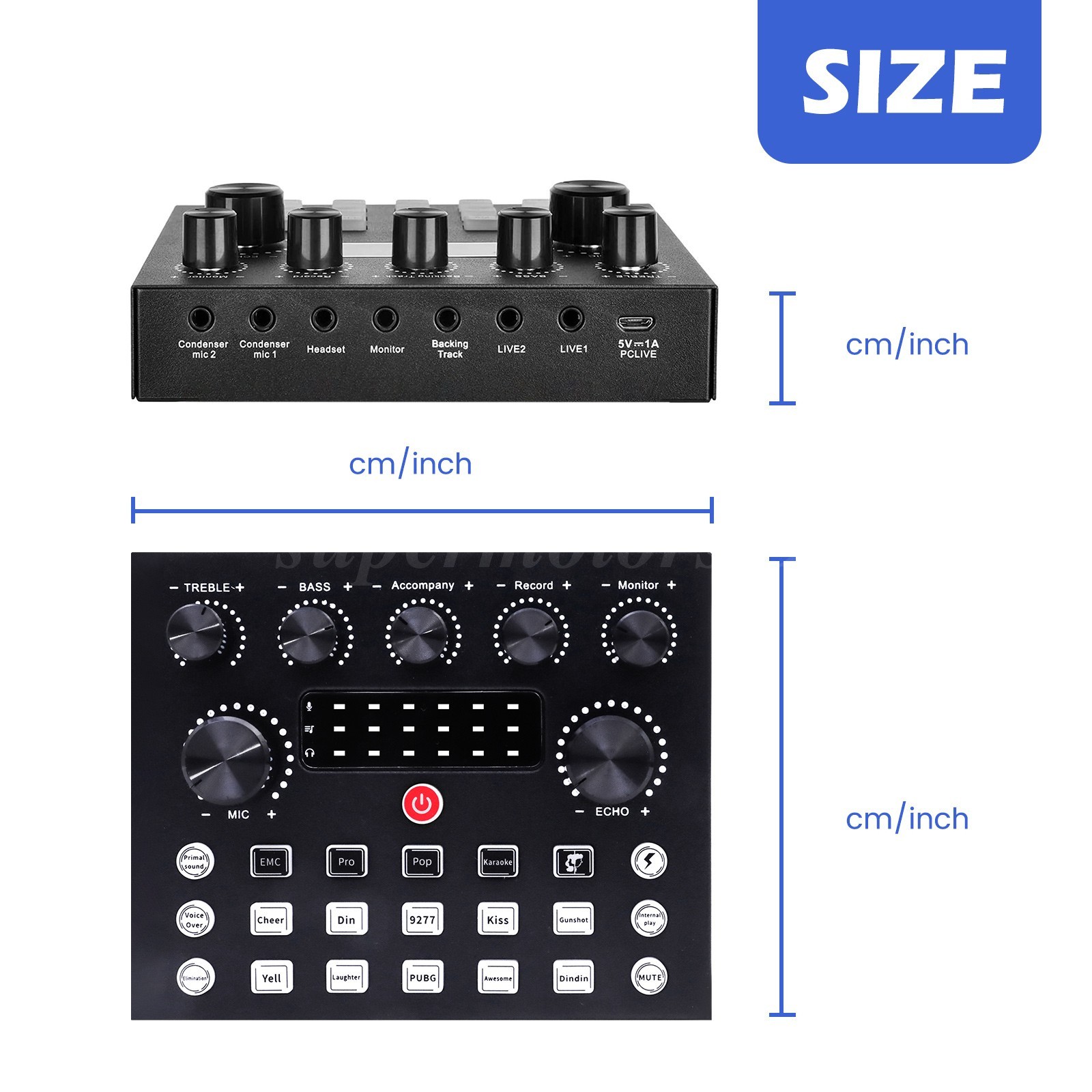 Complete Studio Recording Kit Mixer Condenser Microphone Music Podcast Earphone