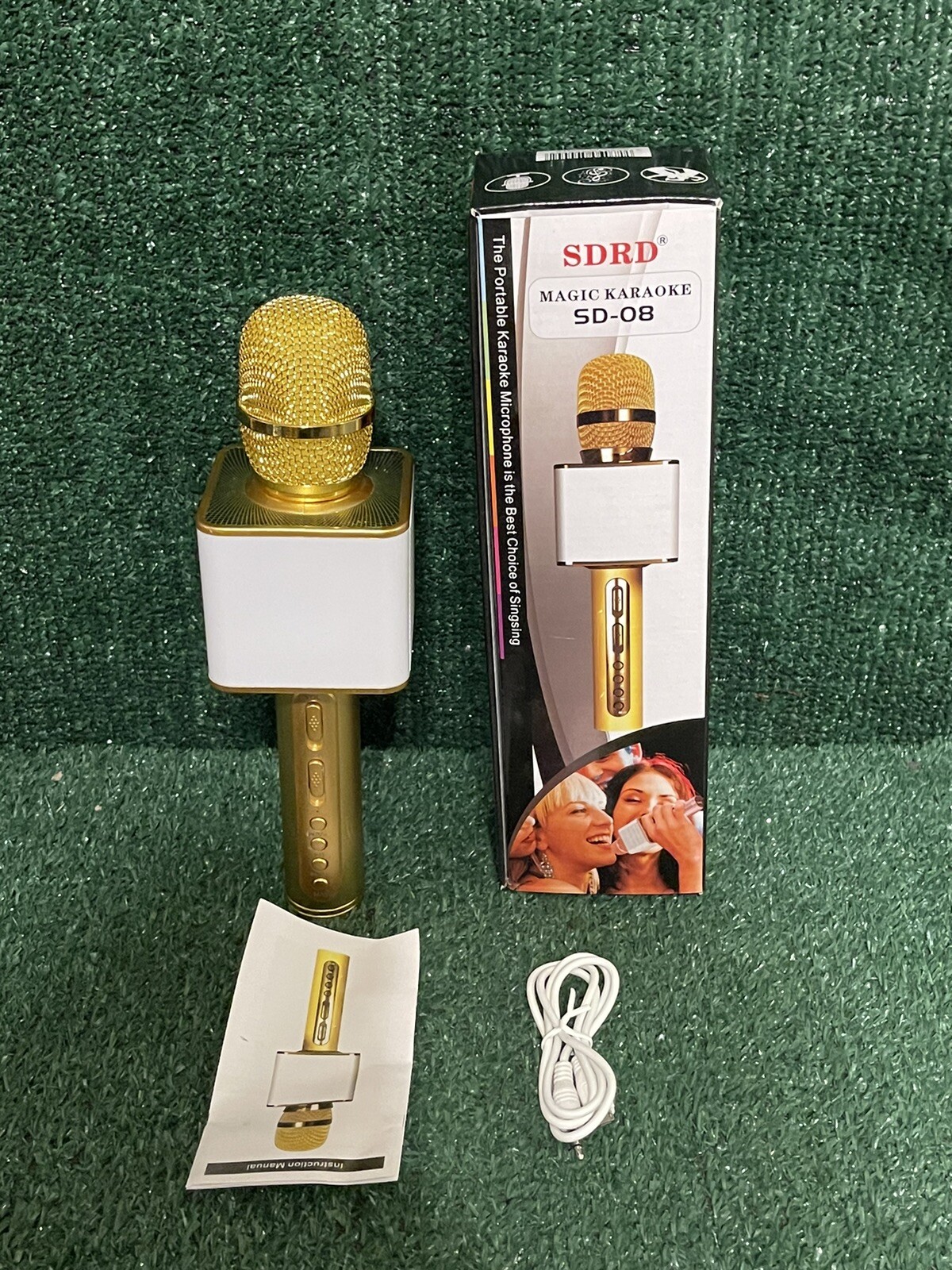 Magic Karaoke SD-08 SDRD Portable Microphone Complete In Box. Fast Shipping!!