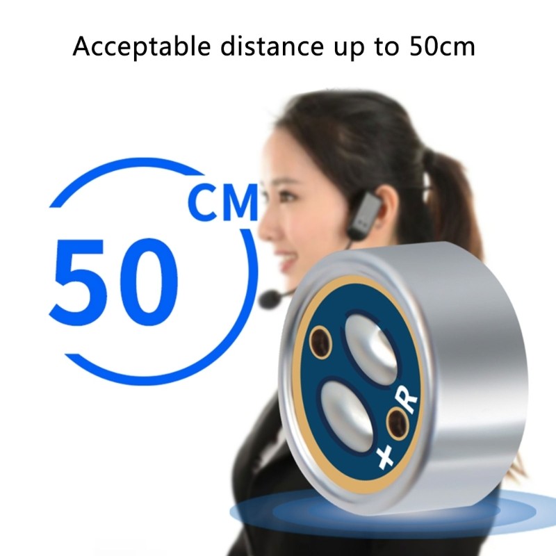 High Sensitivity Clip Microphone Pickup for Recording Speeches Live Streaming