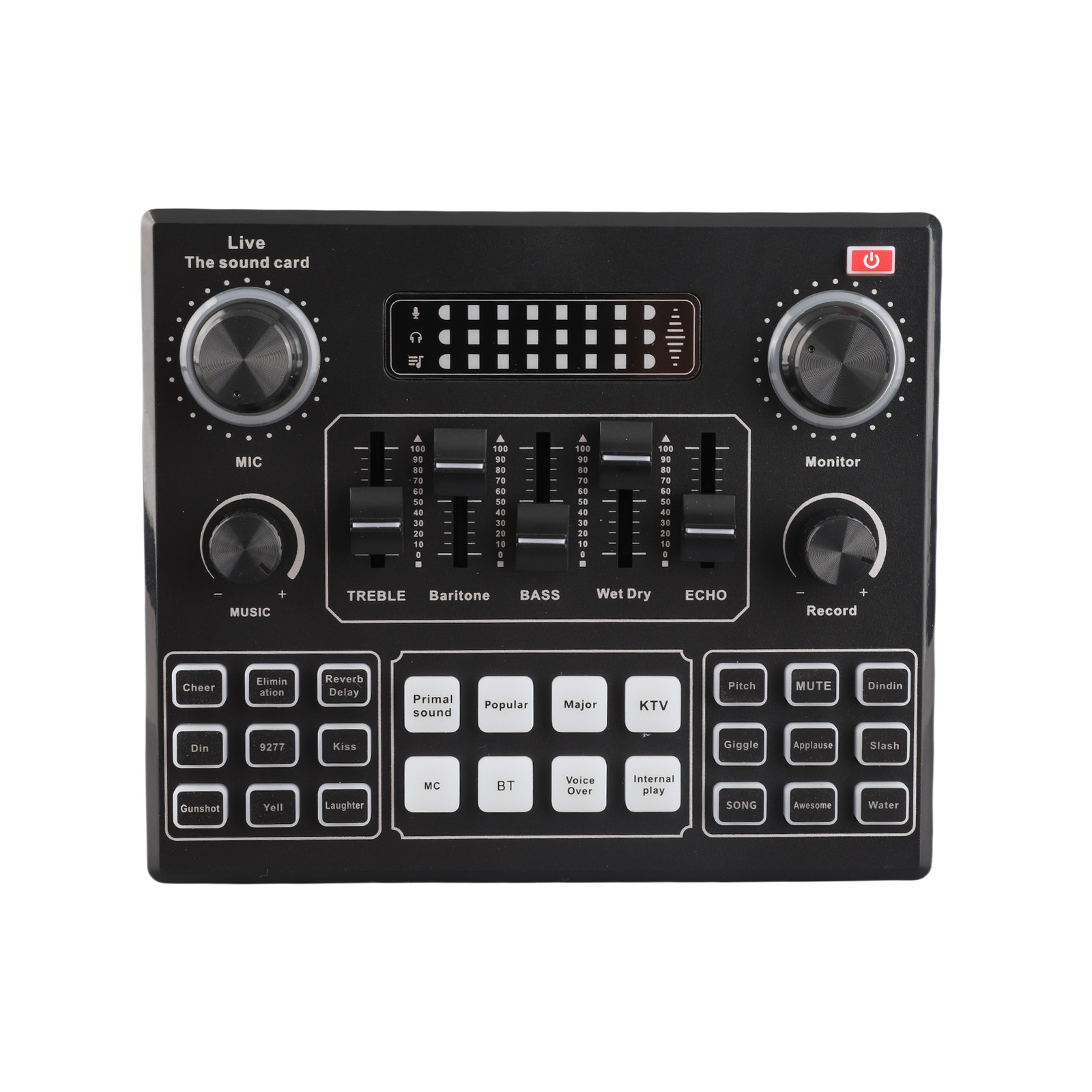 Multifunctional Live V9 Sound Card And BM800 Suspension Microphone Kit RLWX