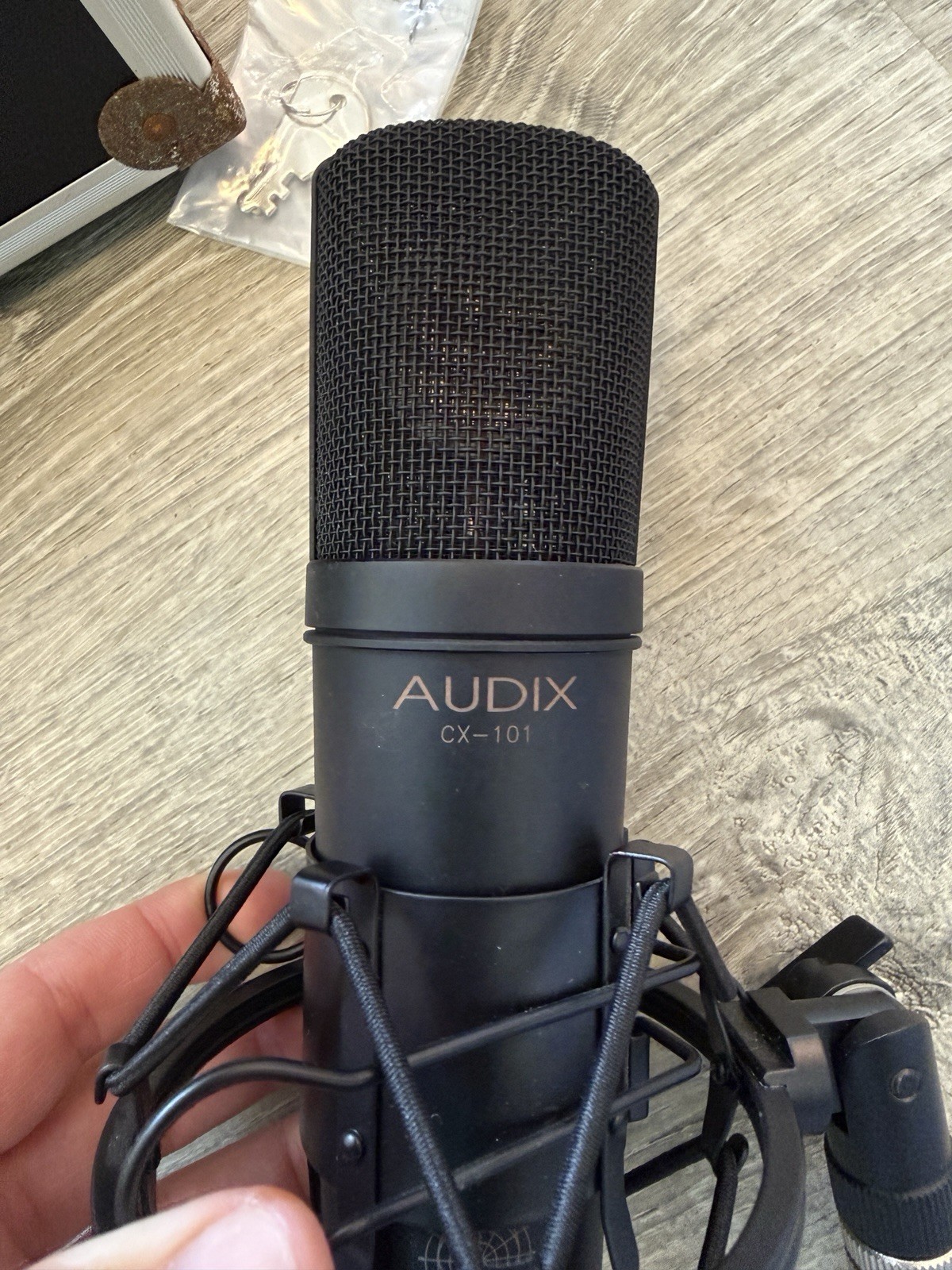 Vintage Audix CX-101 Condenser Microphone XLR 3 Pin Black