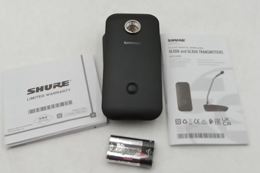 Shure ULXD8 Gooseneck Base Wireless Transmitter J50A Band Base Only