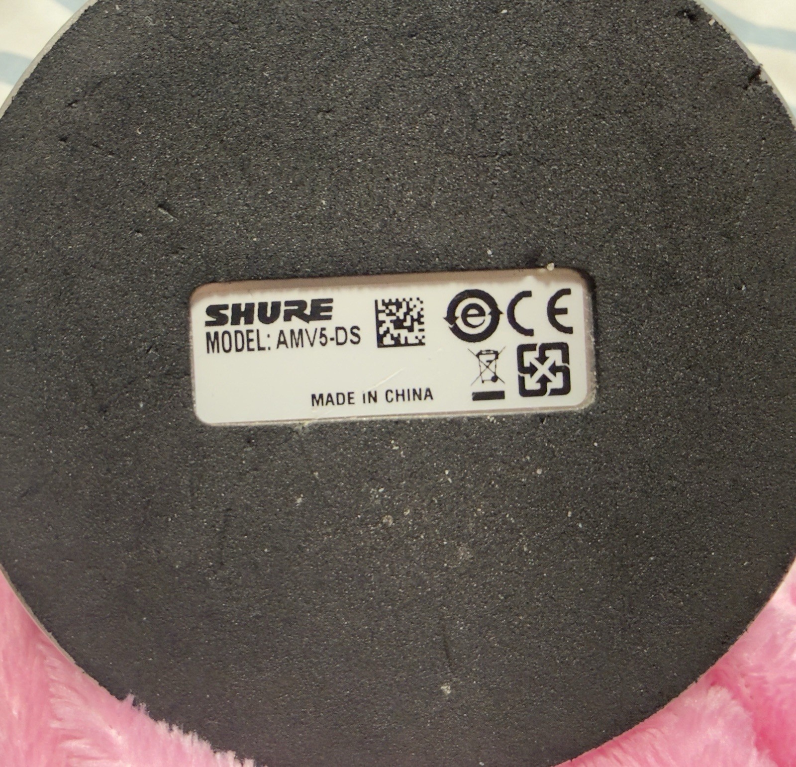 Shure AMV5-DS Black Home Studio Digital Condenser Microphone