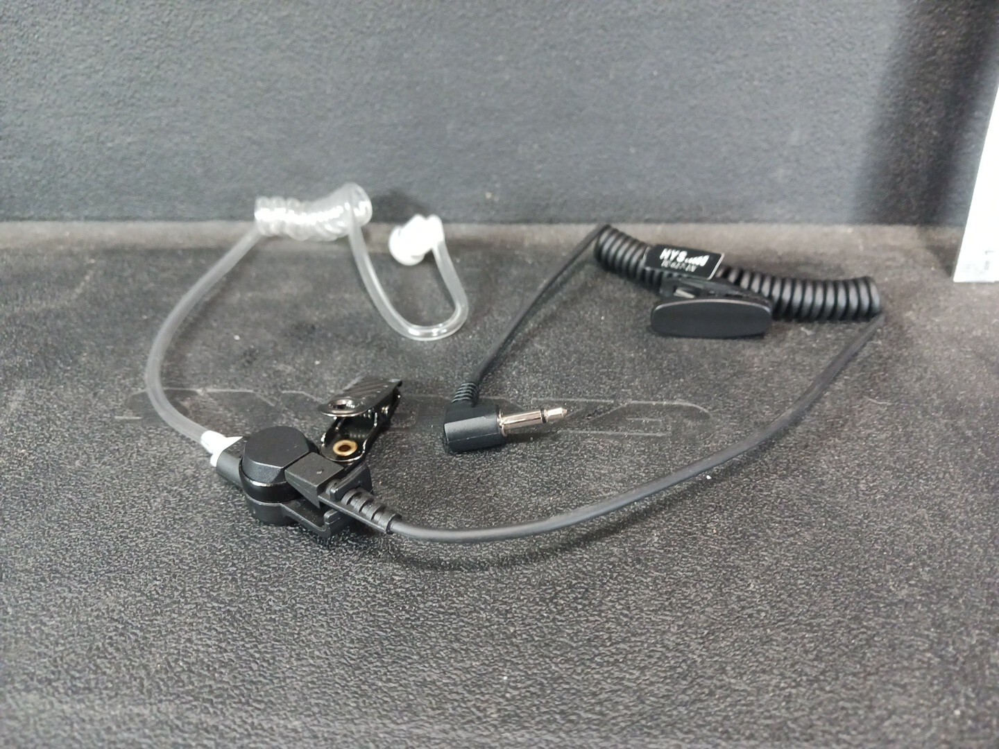 HYS Bluetooth Wireless PTT Microphone and Wires that came with it. Model…