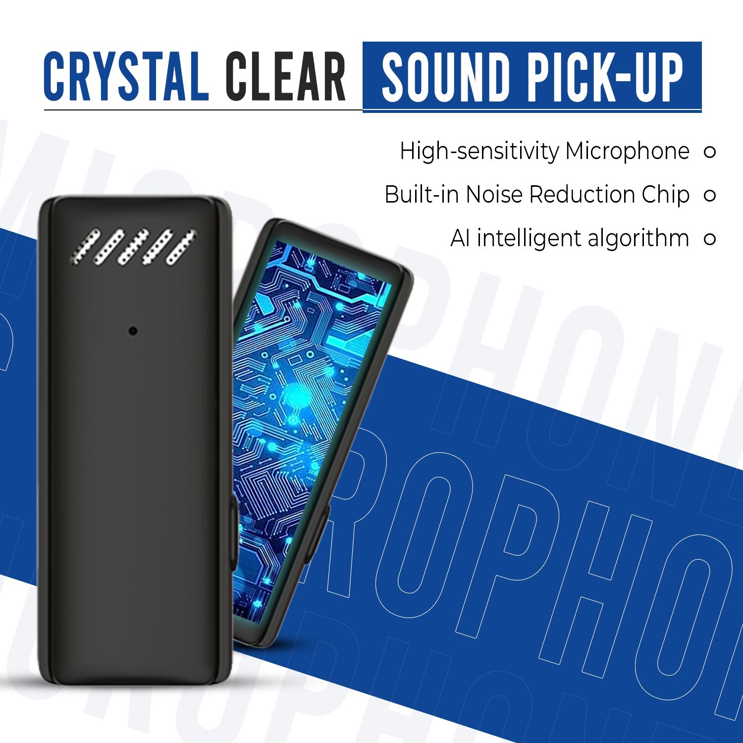 Lavalier Microphone Wireless Audio Video Recording Mini Mics For Android