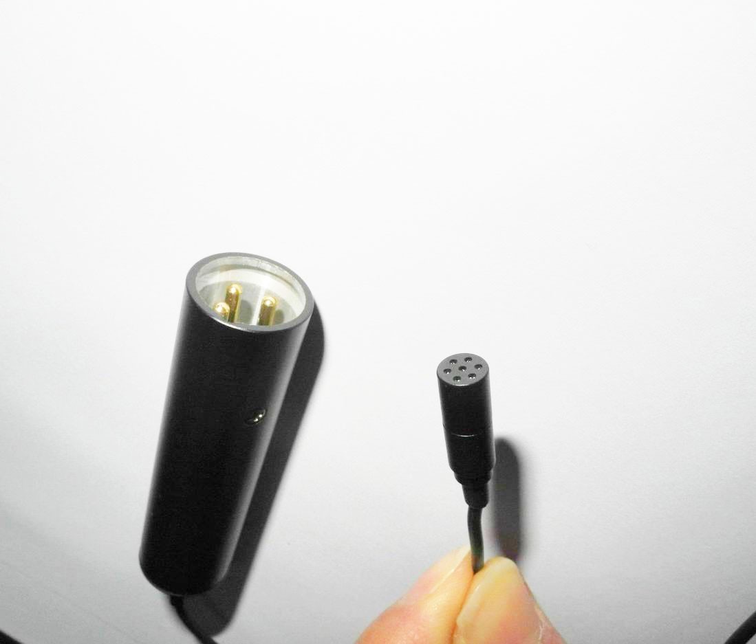 48 Volt Phantom Power Cannon XLR 3 Pin Miniature Tie Clip Microphones Mic