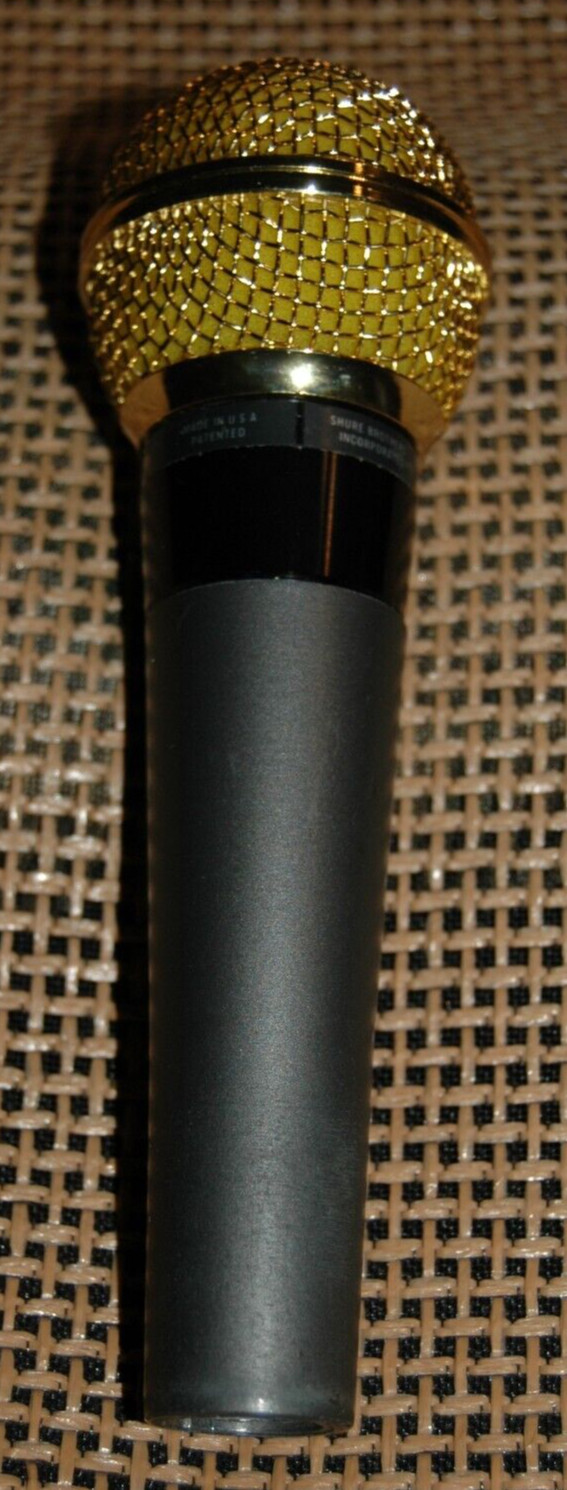Vintage Shure PE50SP Unisphere 1 Microphone with new 20′ cable and Gold Ball @@