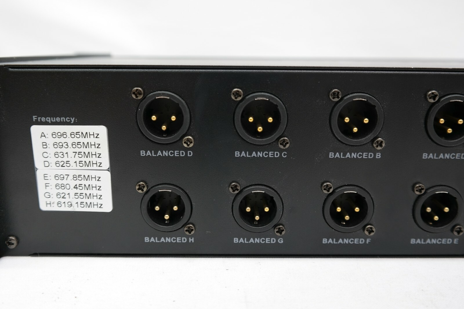 AVTronics 8 Microphone Wireless Systems UHF Frequencies UNIT ONLY JH