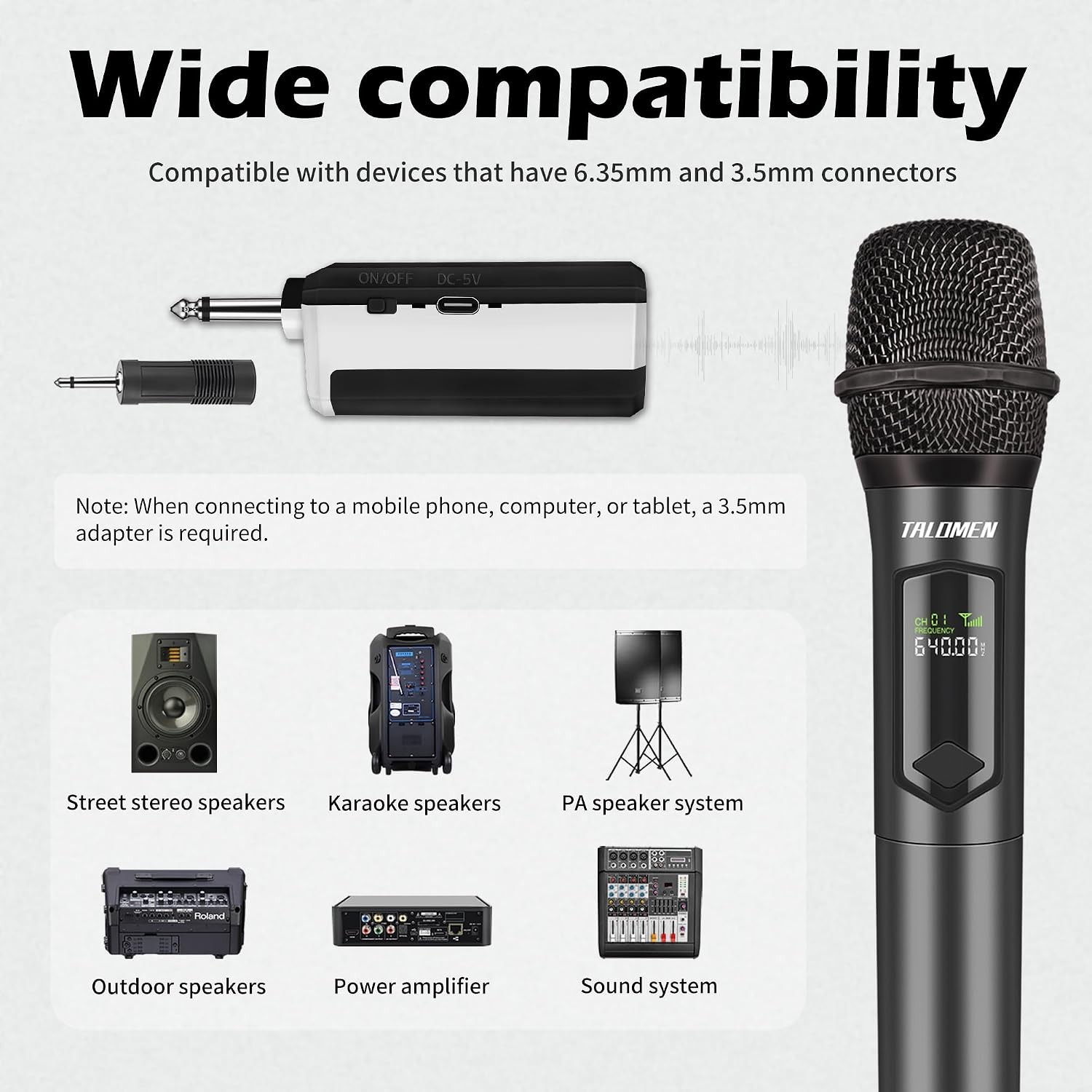Professional Wireless Dual Handheld Microphone System