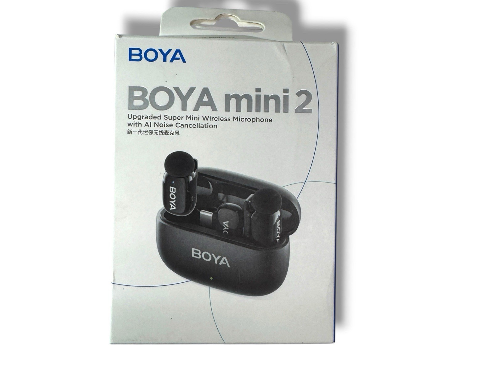 BOYA Mini 2 Wireless Lavalier Microphone USB-C AI Noise Canceling Open Box