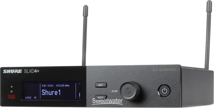 Shure SLXD14+/153T Wireless Earset Microphone System – G57 Band