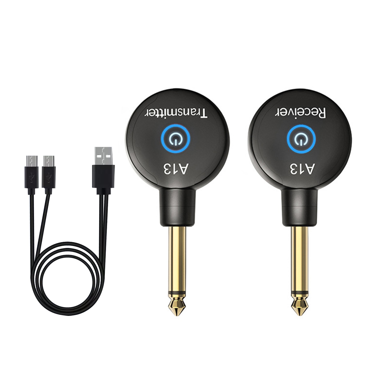 Audio Wireless Guitar Transmitter Receiver for Guitar Bass Electric Instruments