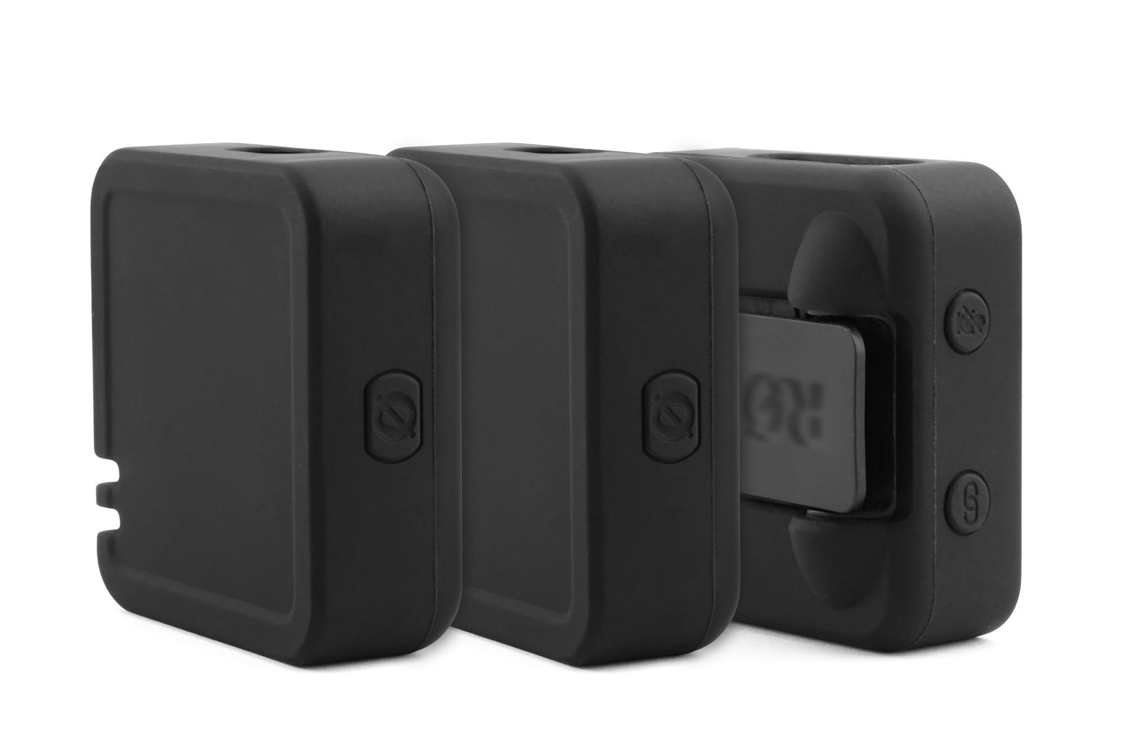 Case for RODE Wireless Pro Lav Mic Silicone Protective Cover (3PCS Black)