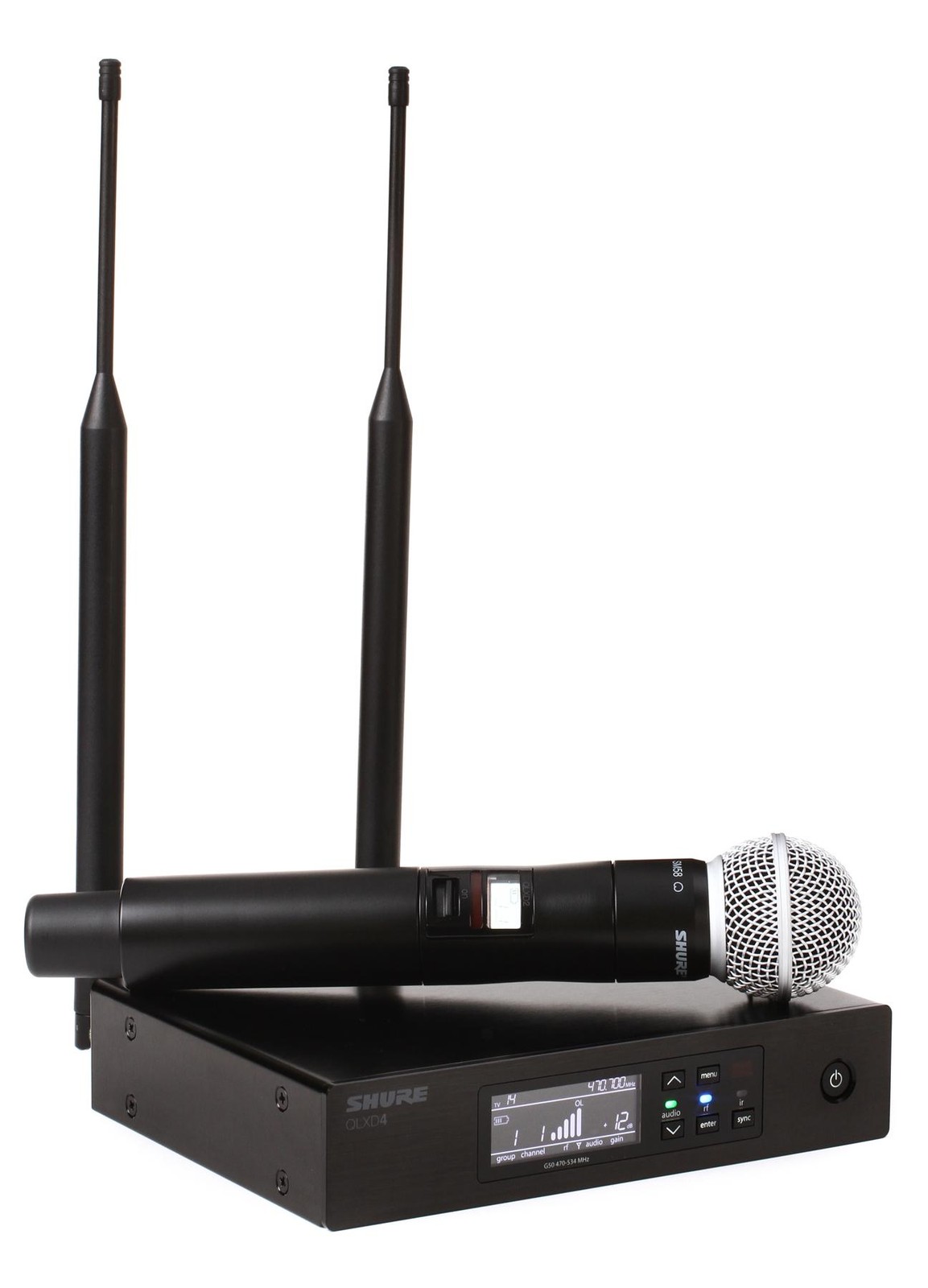 Shure QLXD24/SM58 Digital Wireless Handheld Microphone System – J50A Band