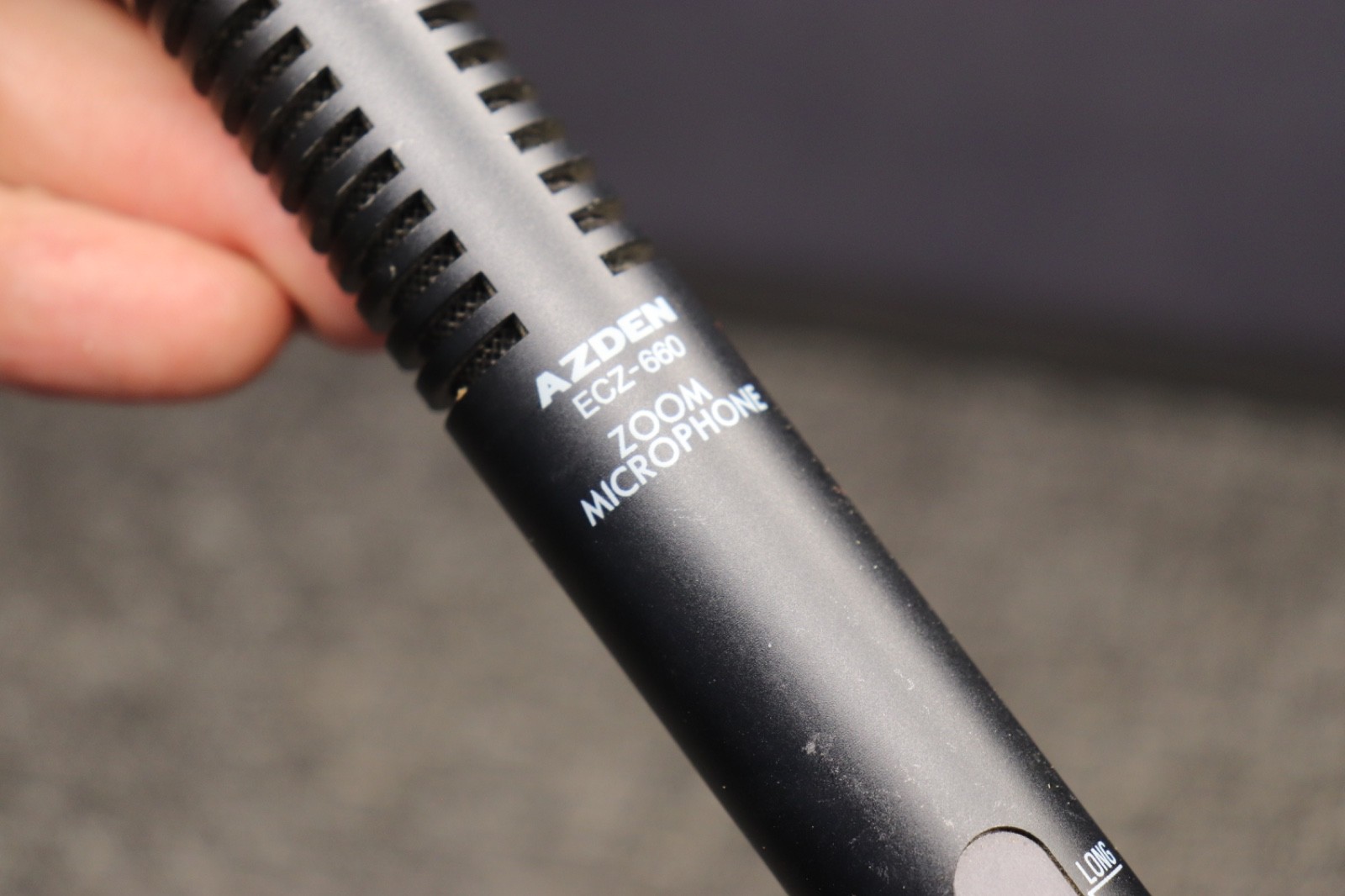 Azden ECZ-660 Condenser Cable Microphone 3.5mm stereo jack “zoom” with Mount