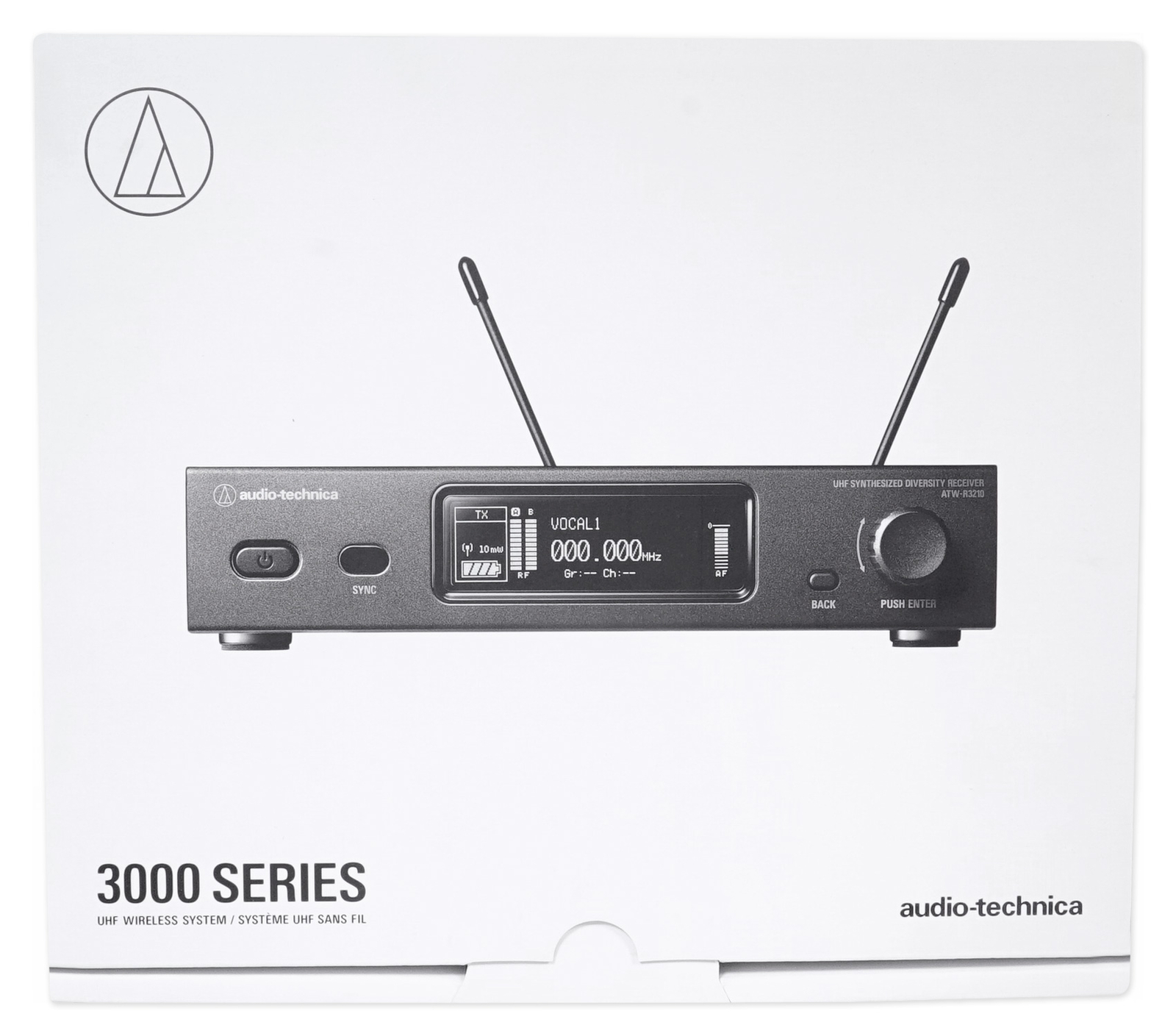 Audio Technica ATW-3212/C710DE2 3000 Wireless Handheld Microphone+Mic Receiver