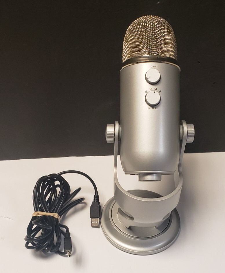 Blue Yeti Professional Multi-Pattern USB Condenser Microphone Tested Works