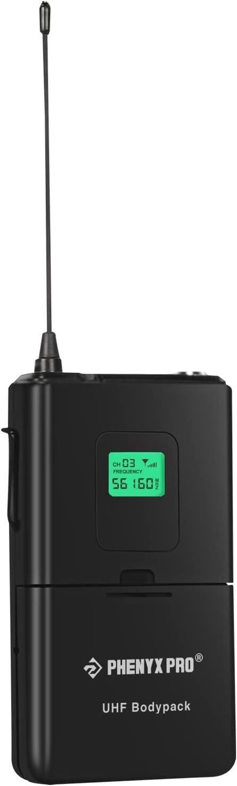 Wireless Bodypack Transmitter Phenyx Pro 911.3MHz UHF Cardioid Pattern