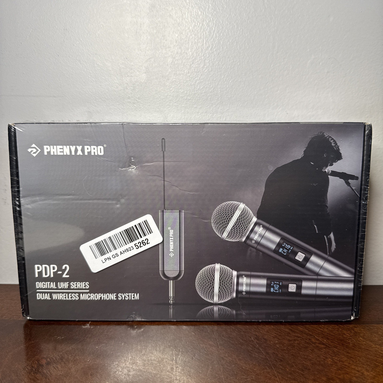 Phenyx Pro Digital UHF Dual Wireless Microphone System PDP-2 New/Sealed