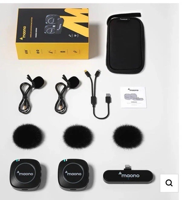 Maona Wireless Microphone System with 2 Wireless Mics – New / Factory Sealed