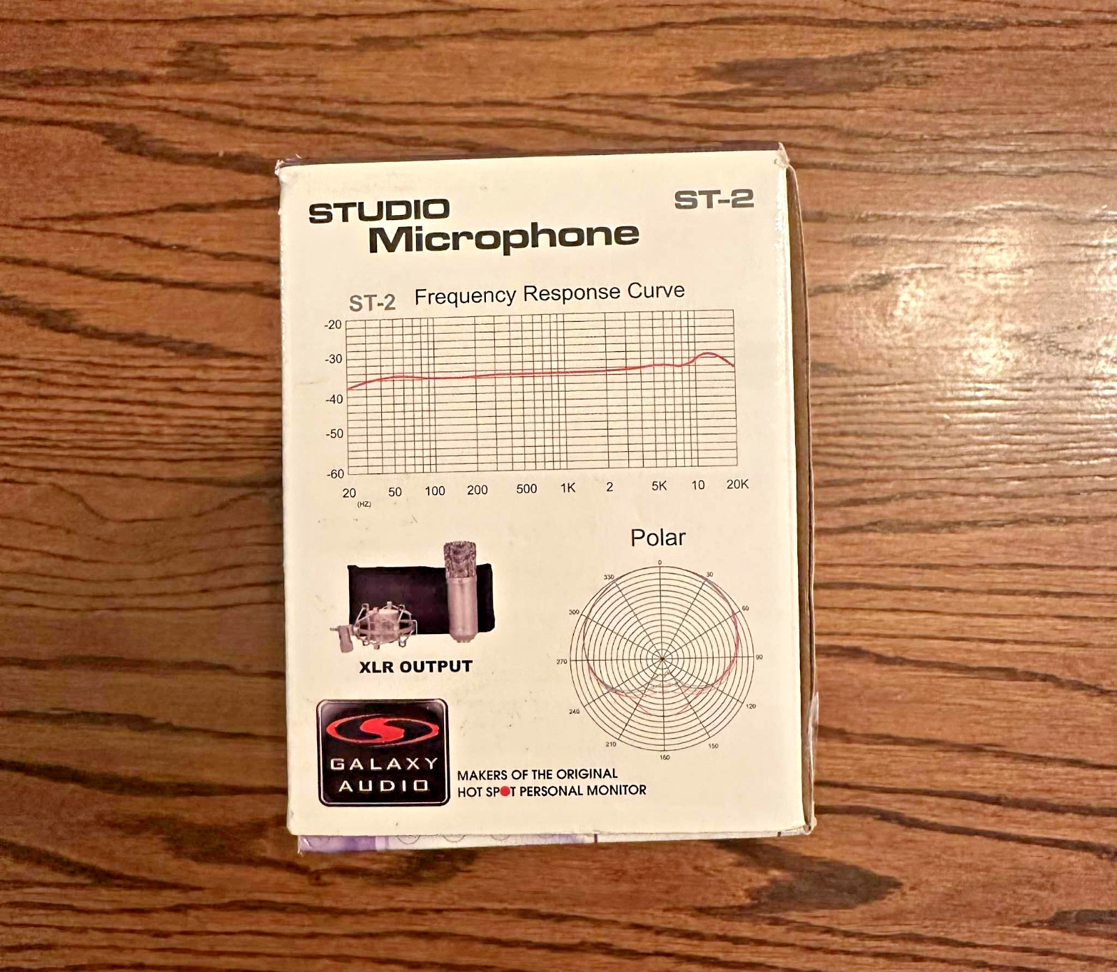 Galaxy Audio ST-2 Studio Condenser Microphone New Old Stock Never Used