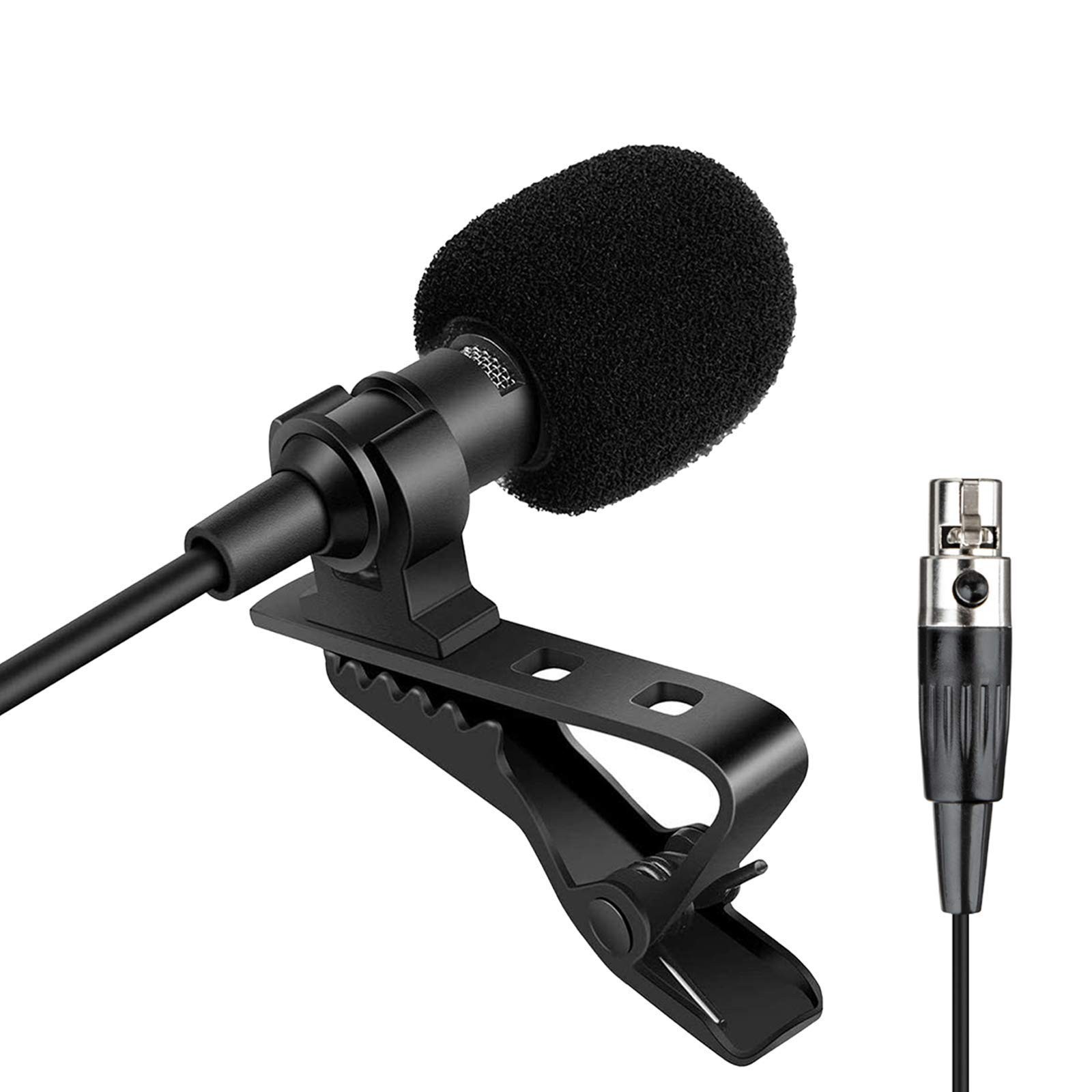 Lavalier Microphone Lapel Microphone Compatible with AKG Samson Wireless Tran…