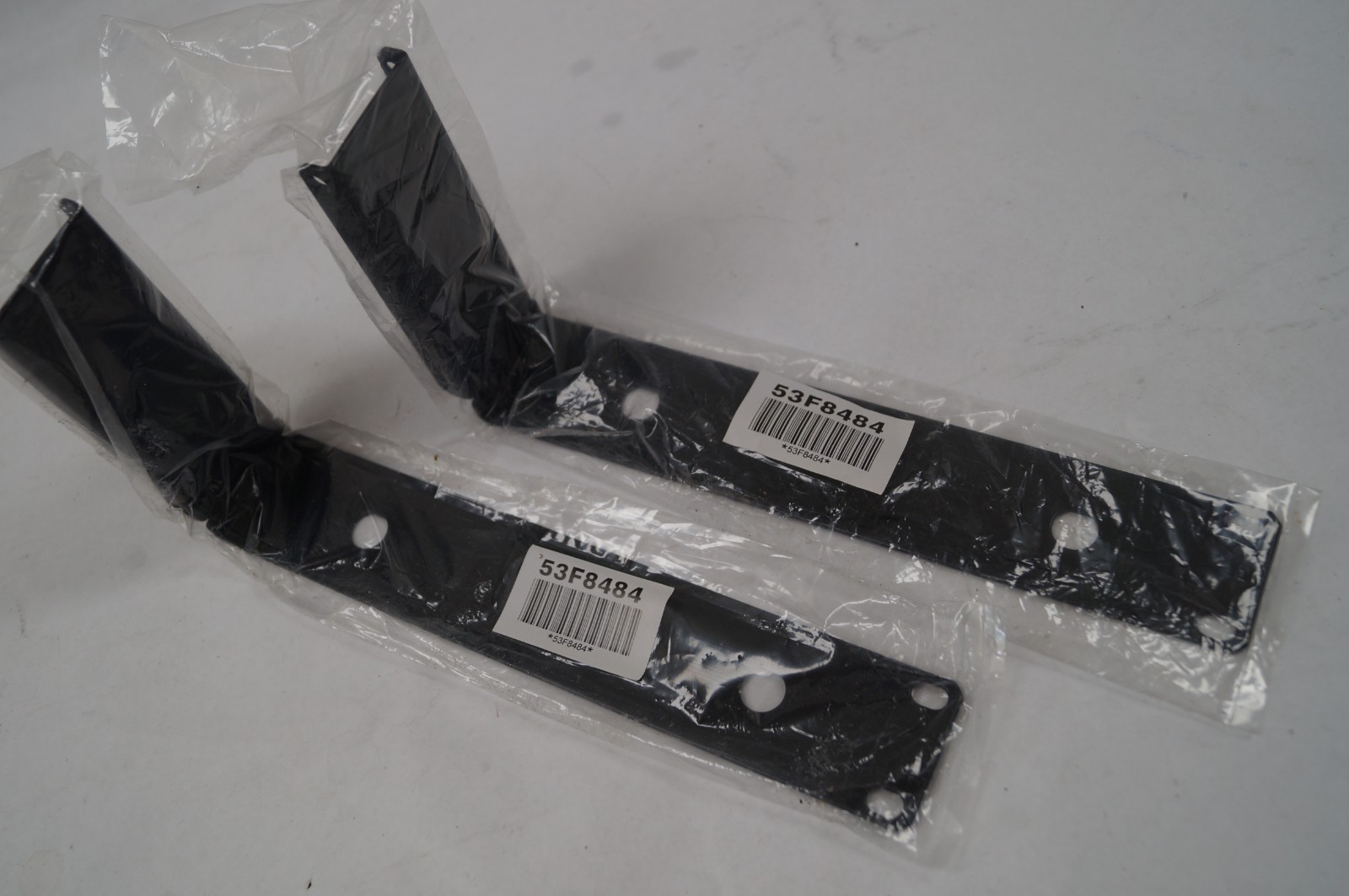 LOT (2) Shure 53F8484 Set Pair Long Rack Ear for ULX SCM and PSM Black NEW F131