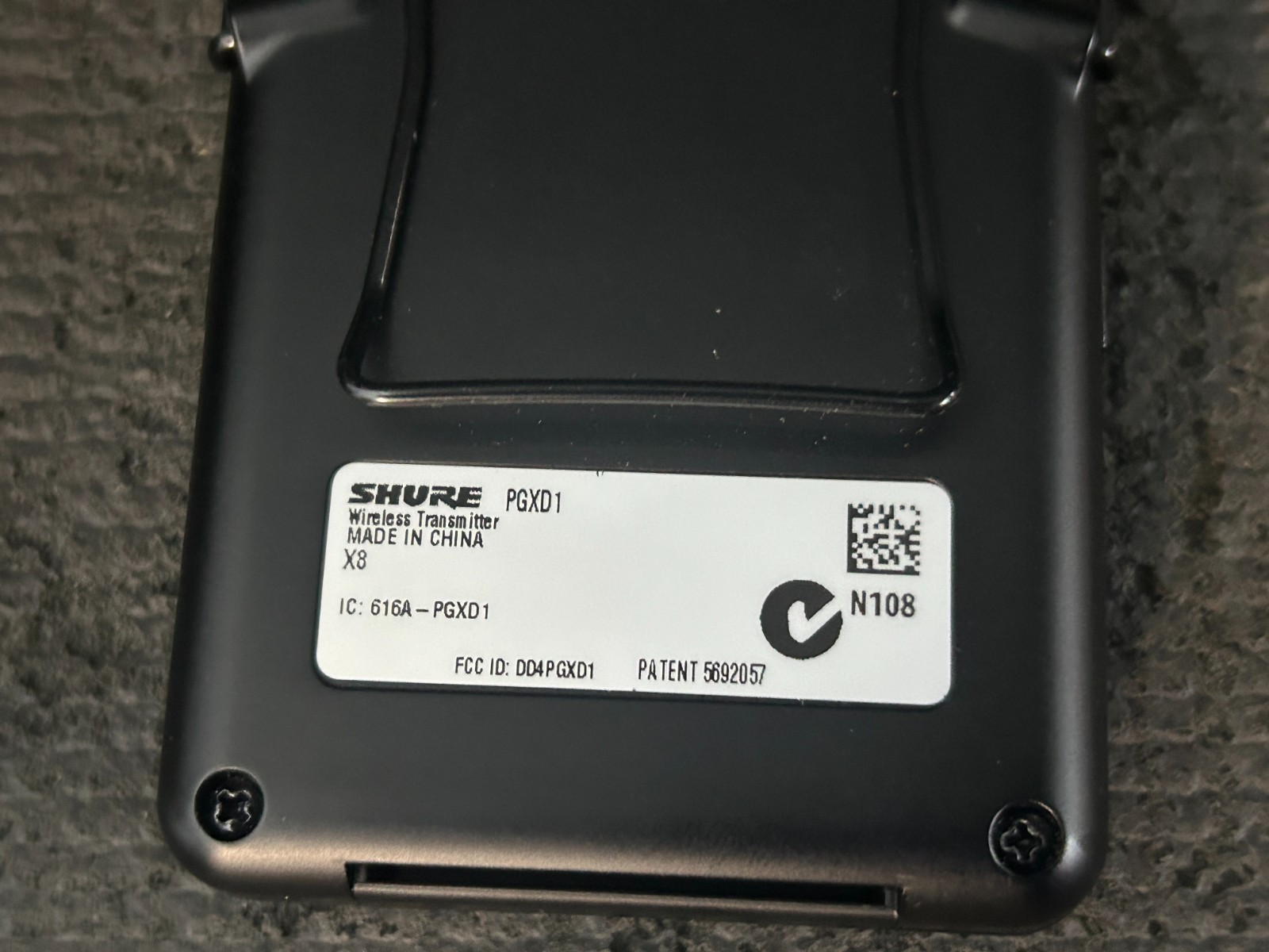 Shure PGXD4 Digital Wireless Receiver X8 Band 902-928 MHz with PGXD1 Transmitter