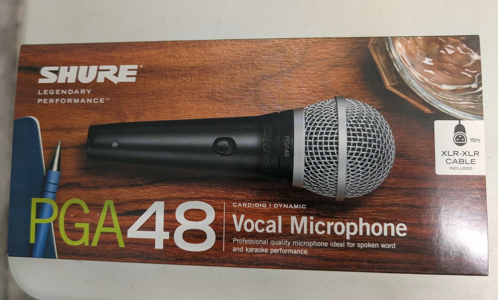 Shure PGA48-XLR Cardioid Dynamic Vocal Microphone