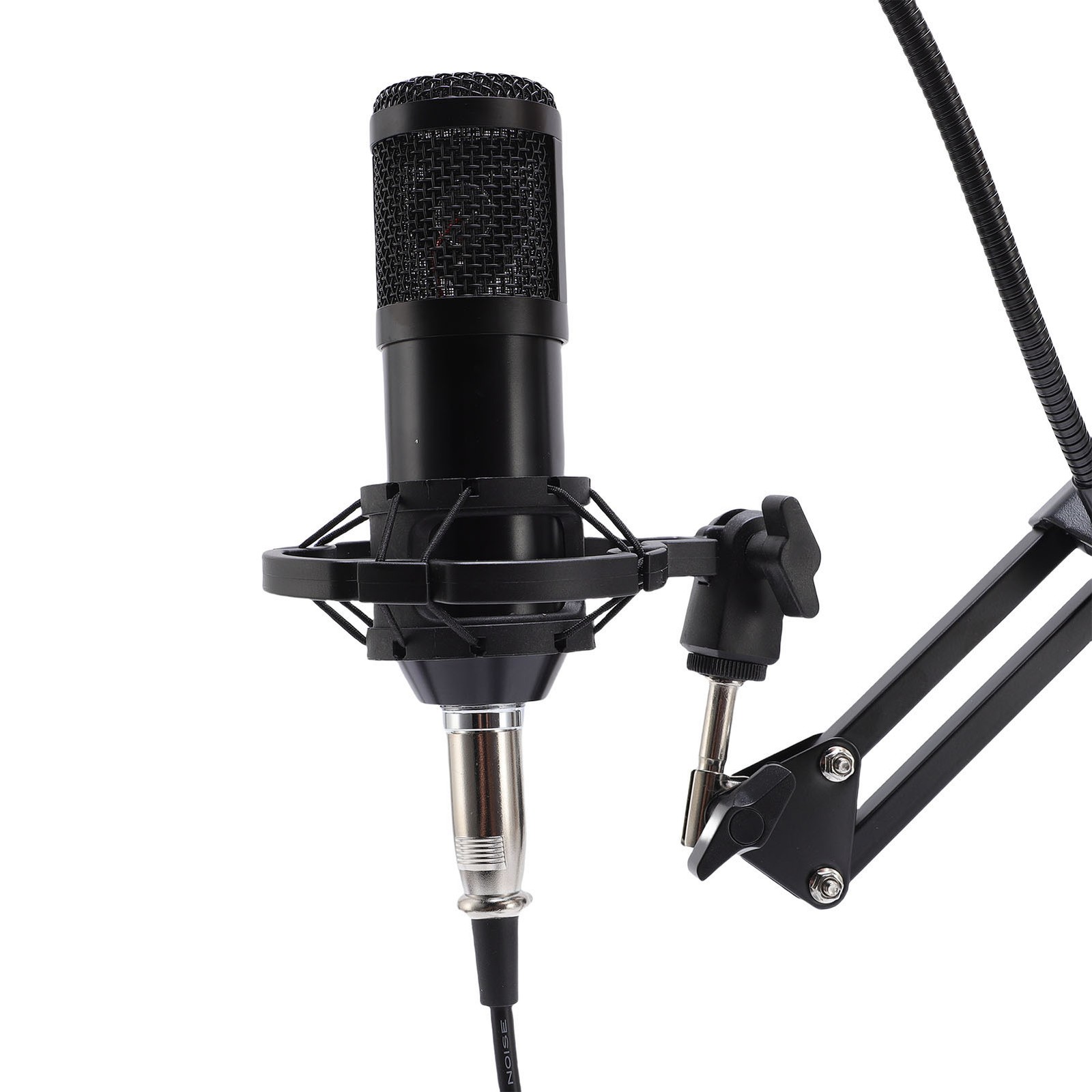Condenser Microphone Kit 16 Sound Effects Live Sound Card Set With Adjustab IGHH