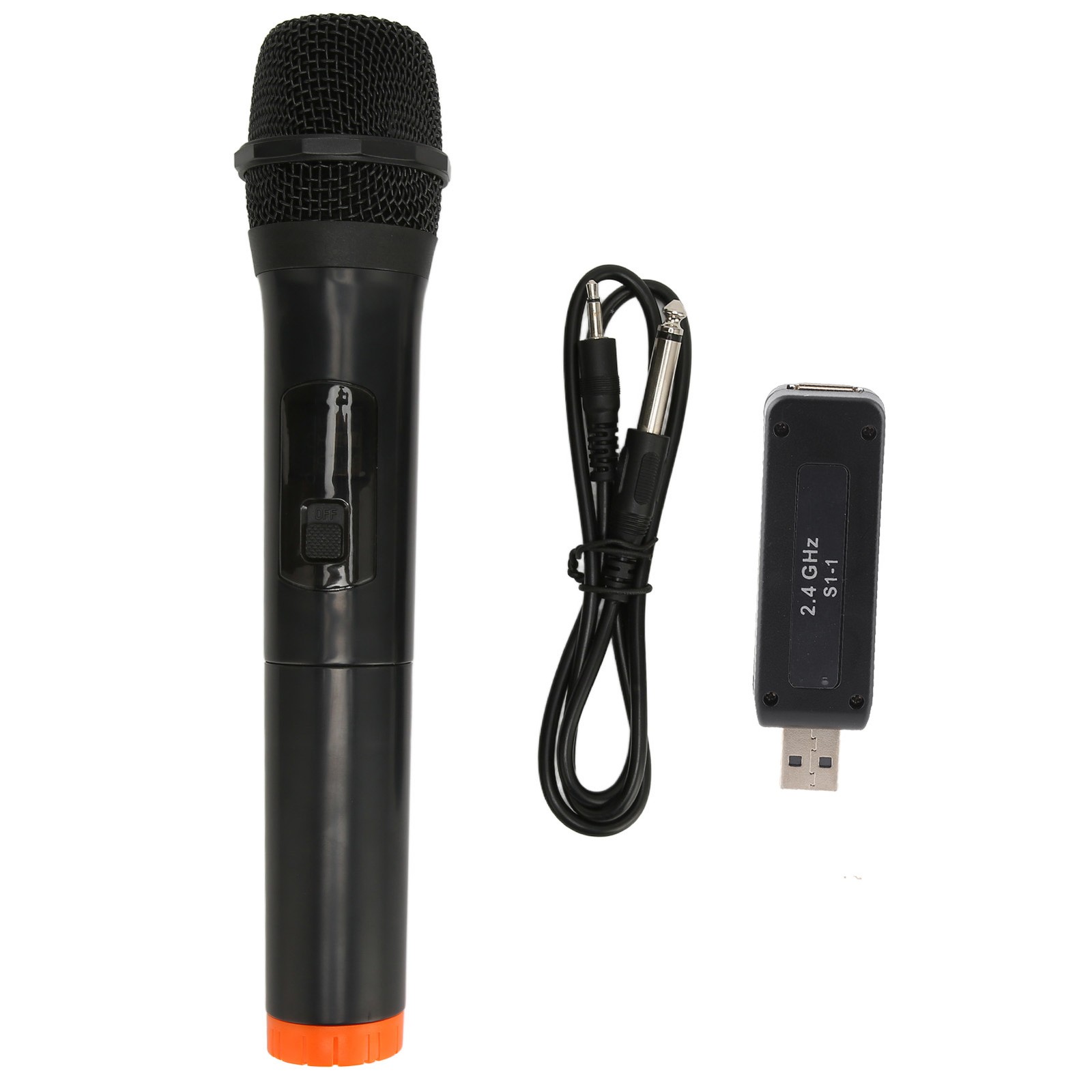 UHF Wireless Microphone 131ft Range Noise Reduction Handheld Dynamic Mic With