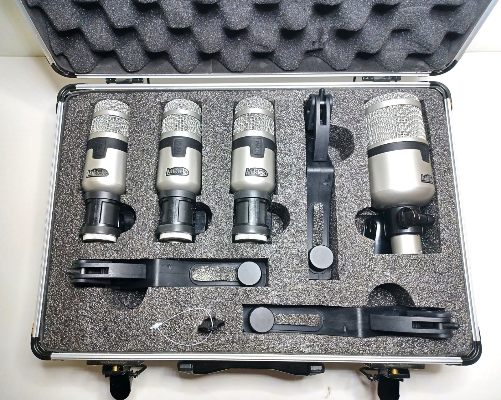 Miktek PMD4 4-Piece Drum Microphone Kit – For both Live and Studio – Never Used