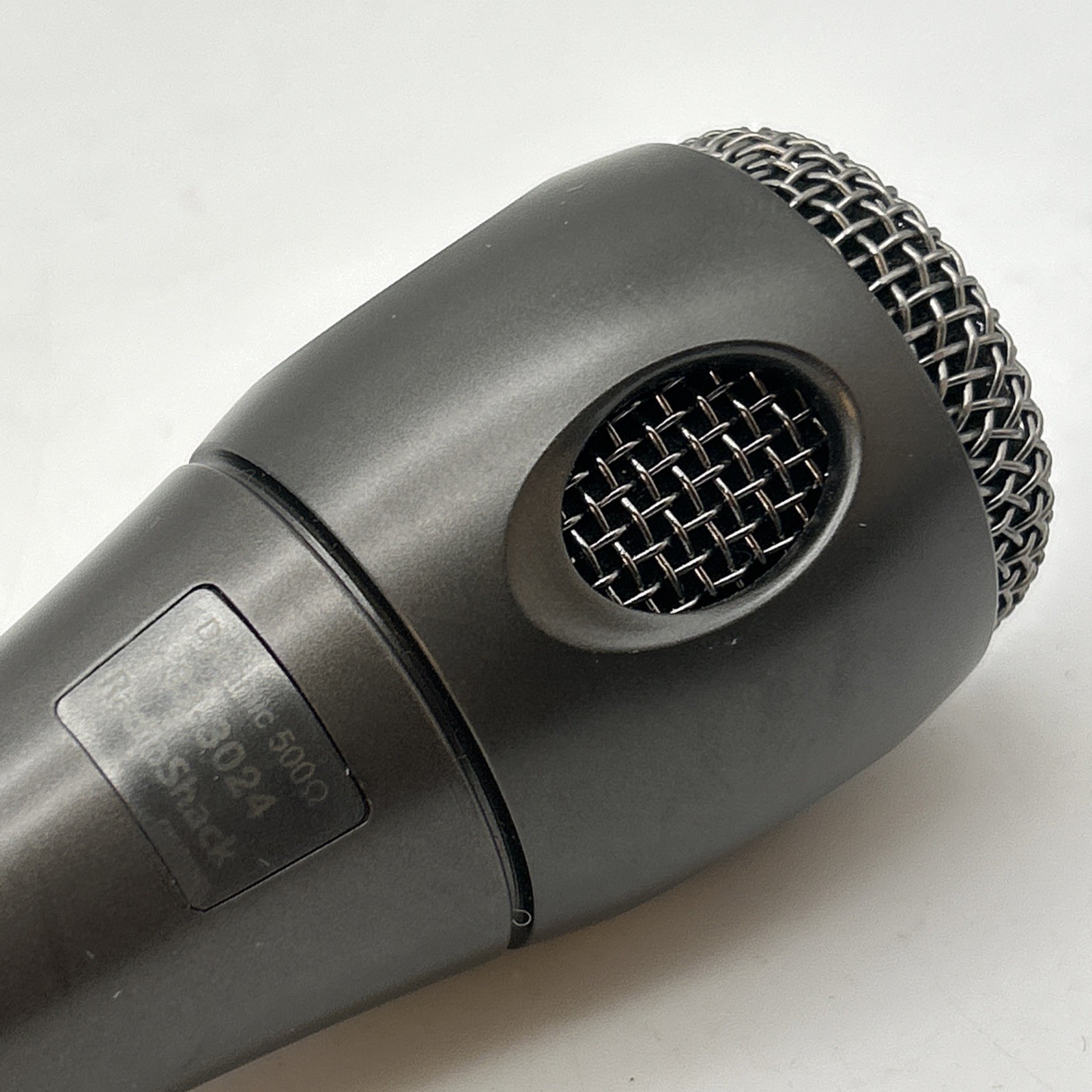 Radio Shack 33-3024 Dynamic Unidirectional 500 Microphone w/Case/Manual Vtg