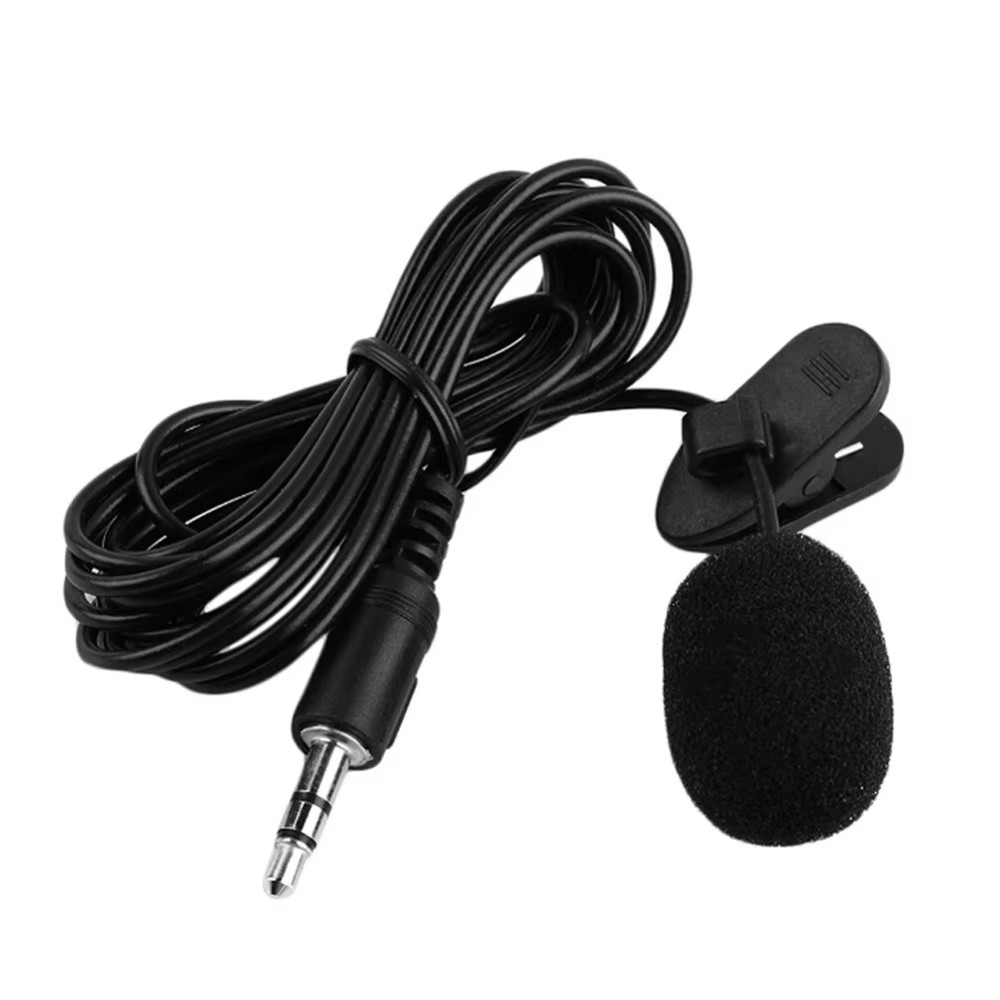 1 PC Mini Portable Microphone Condenser Clip-on Lapel 3.5mm Jack Lavalier wired