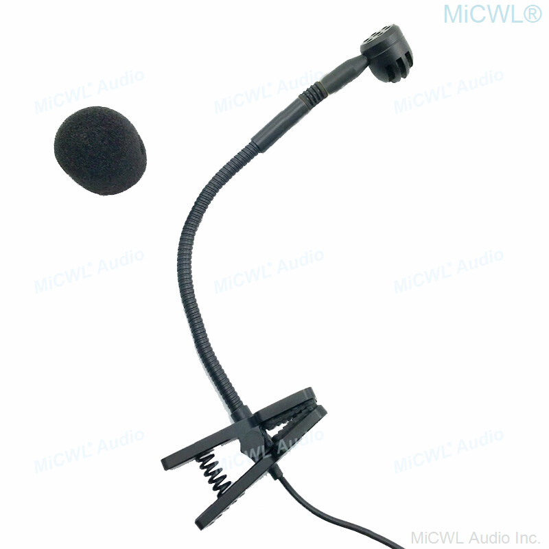 e600 Gooseneck Instrument Drum Microphone for Shure PGX SLX ULX Mic Transmitter