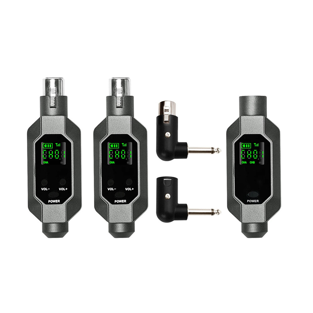 Microphone Converter XLR Transmitter and Receiver Microphone Wireless System New