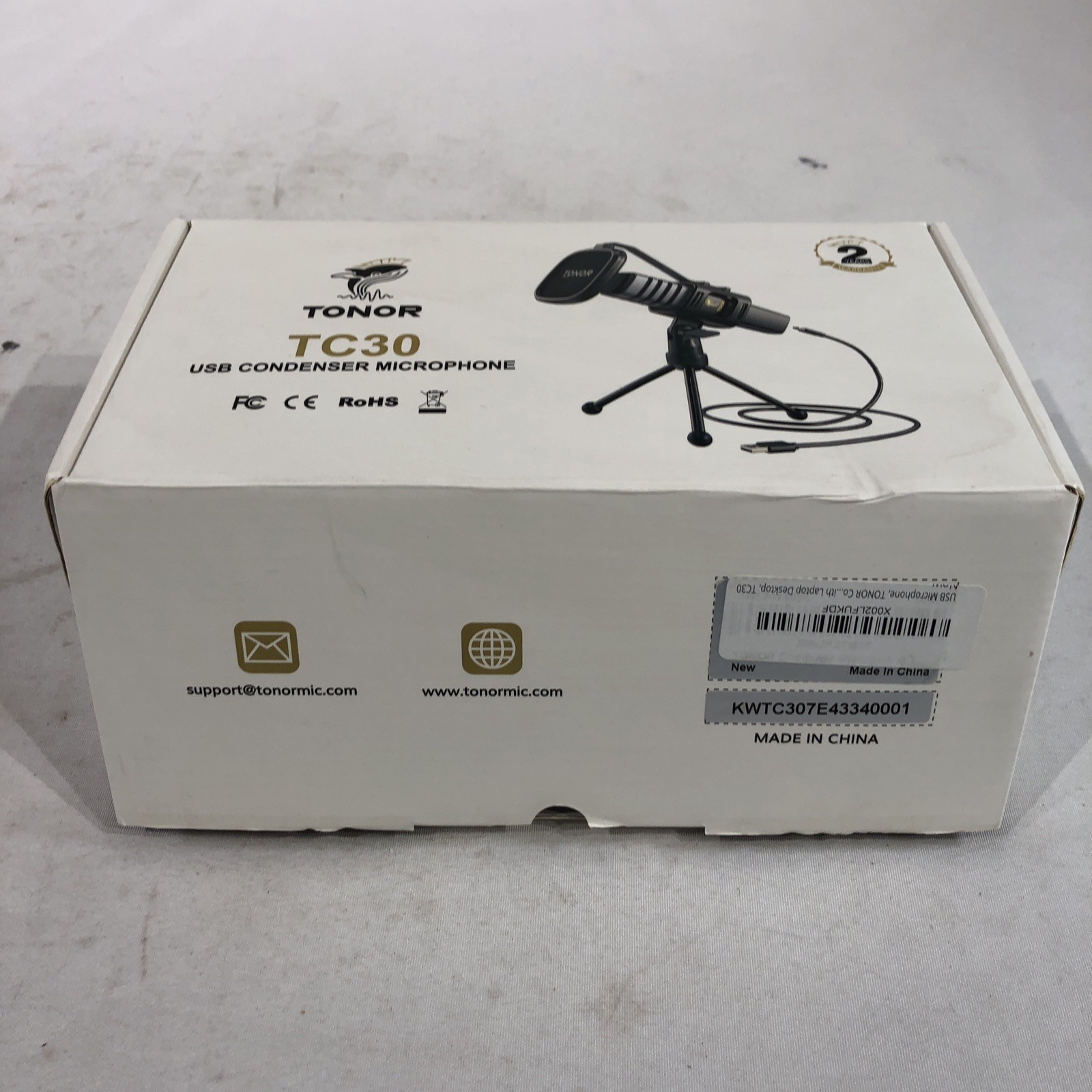 TONOR TC30 USB Microphone, Cardioid Condenser Computer PC Mic with Tripod Stand