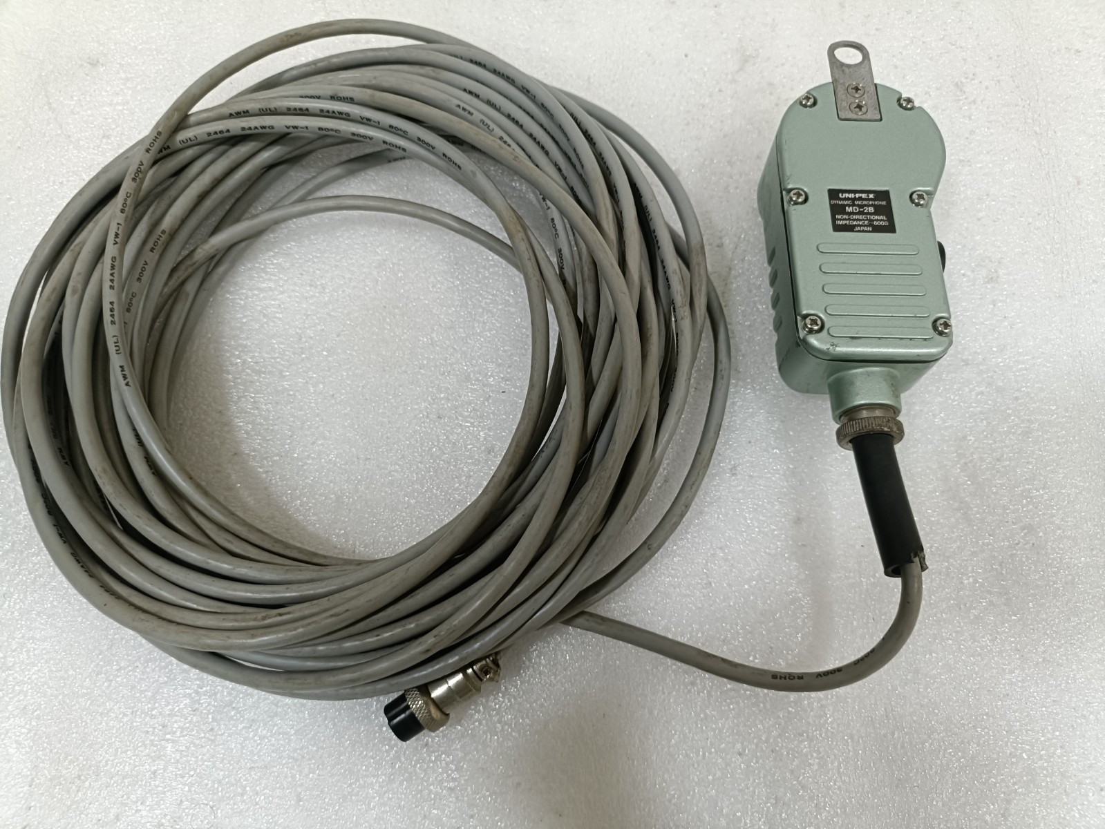 UNI-PEX MD-2B DYNAMIC MICROPHONE IMPEDANCE 600Ω