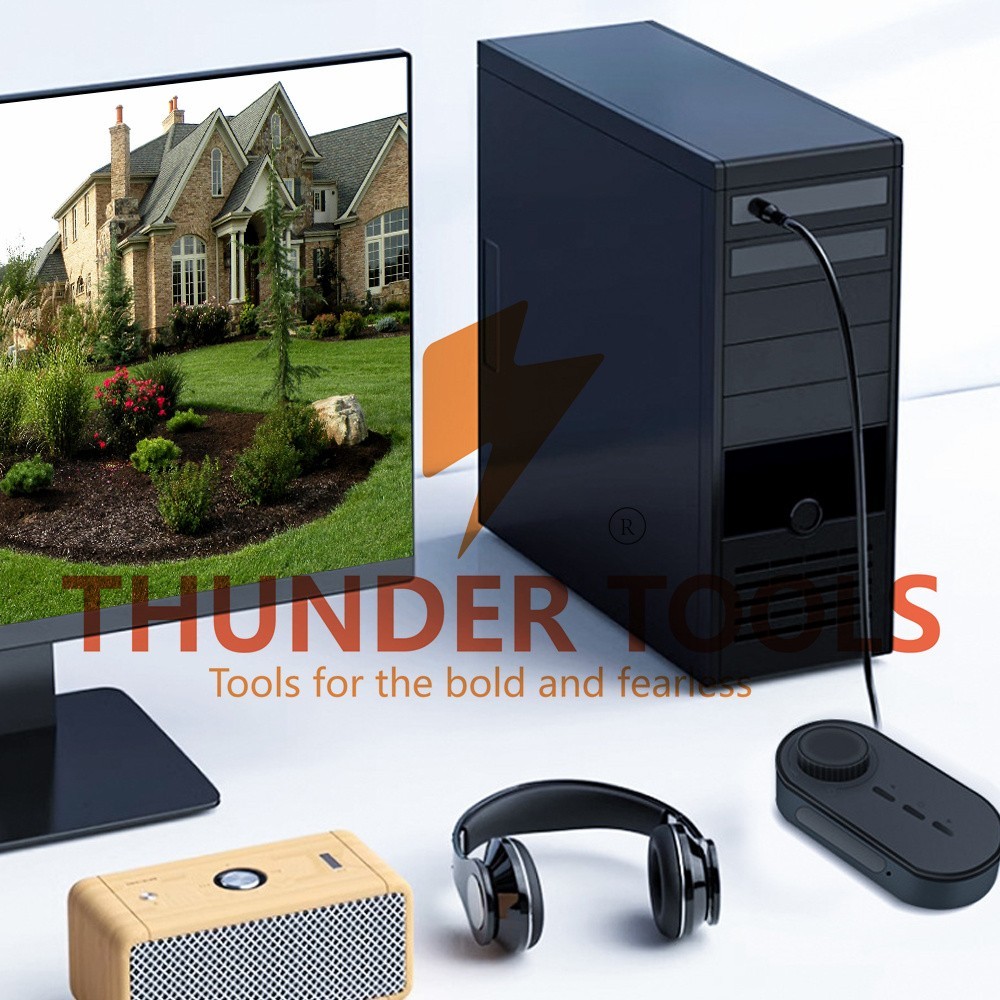 Thunder Tools BT Transmitter and Receiver 2-in-1 BT5.0 Wireless Adapter