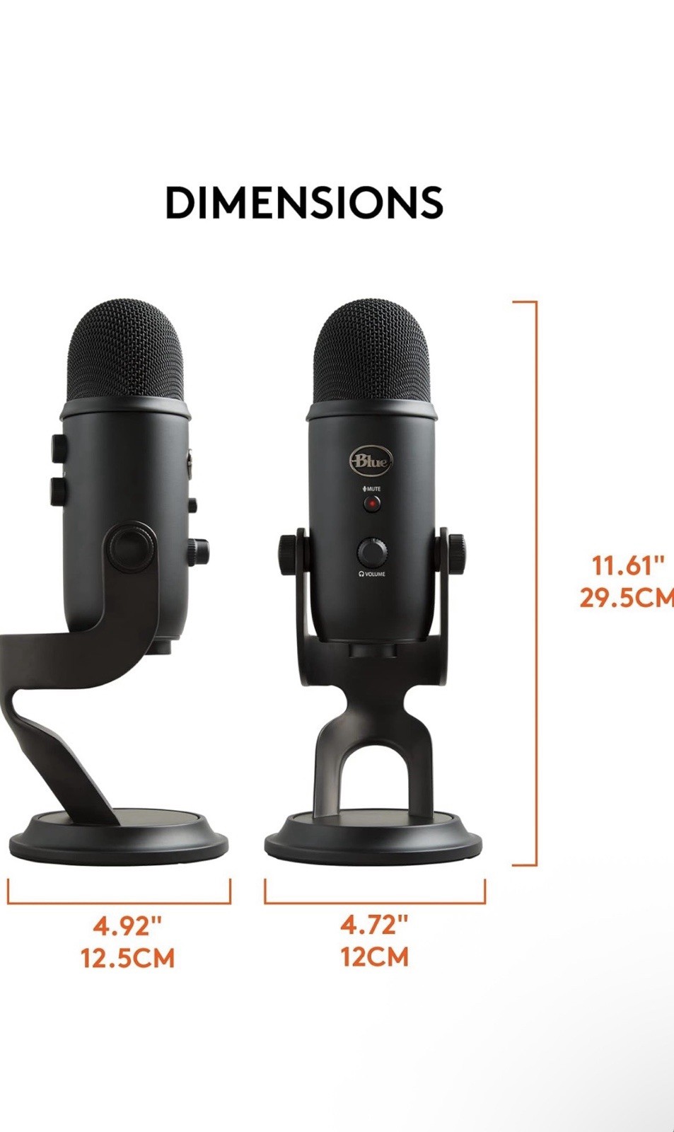 Logitech for Creators Blue Yeti USB Mic for Recording and Streaming on PC & Mac