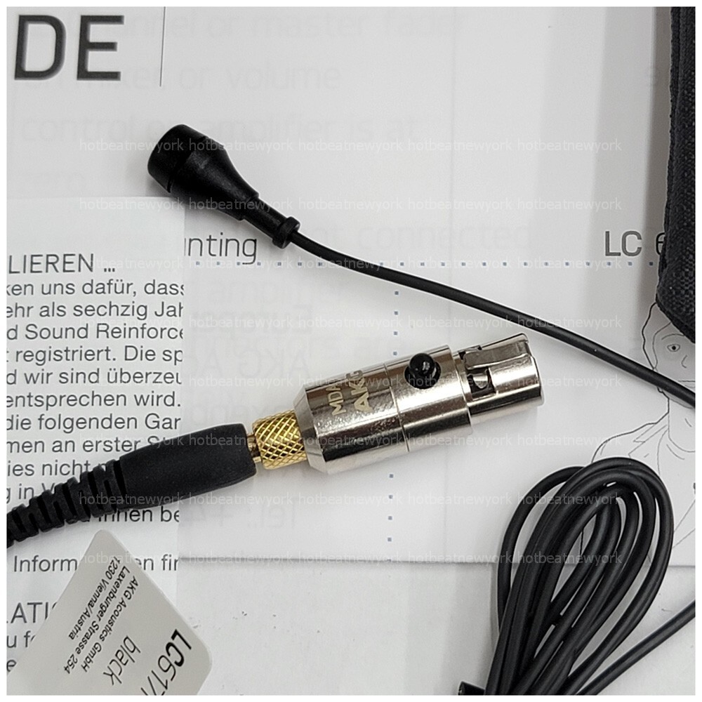 AKG LC617MD Cardioid Condenser Lavalier Microphone Lapel Mic *MADE IN HUNGARY*