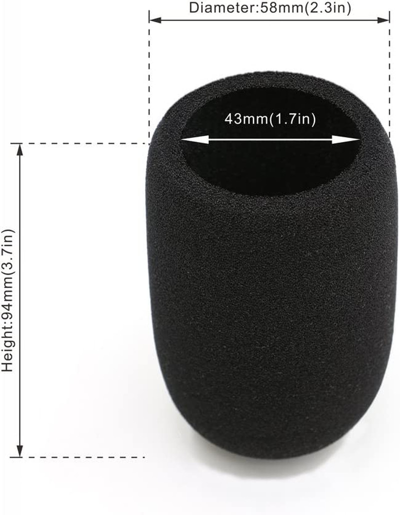 Audio-Technica AT2020 Pop Filter – 2 Windscreens for AT2020 & AT-2035 Microphone