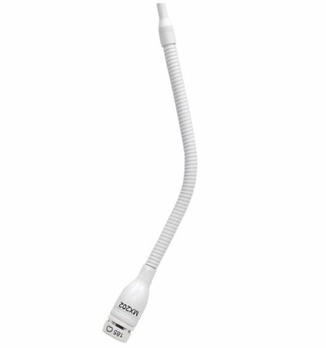 Shure MX202W-A/S Bright White Overhead Microphone, Supercardioid