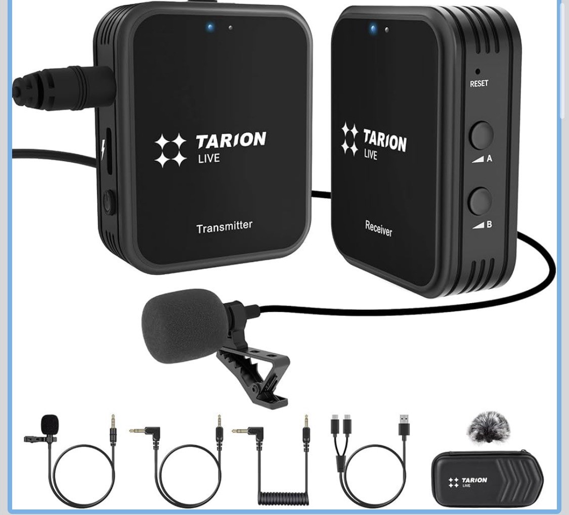 Tarion G1(A1) 2.4 GHz Wireless Clip-On Microphone System New “Sealed”