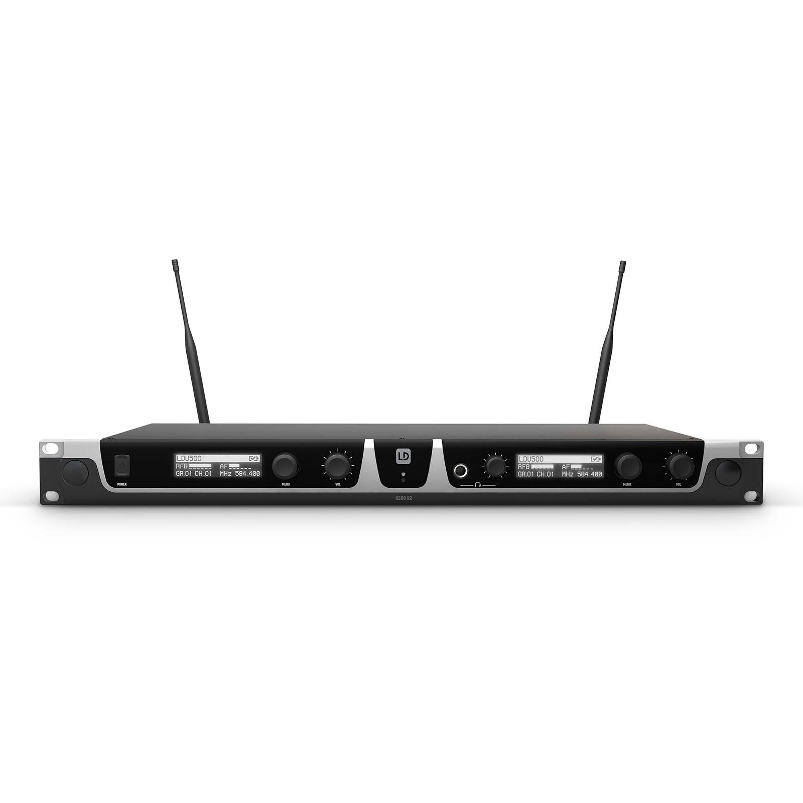 LD Systems U505.1 BPH 2 Dual Wireless Microphone System w Bodypacks & Headsets