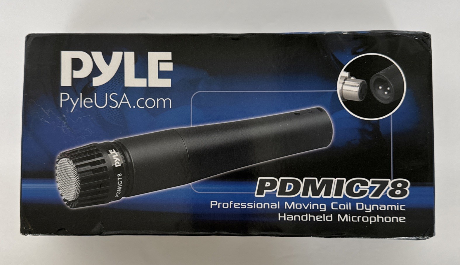 Pyle PDMIC78 Professional Moving Coil Dynamic Handheld Microphone NOB