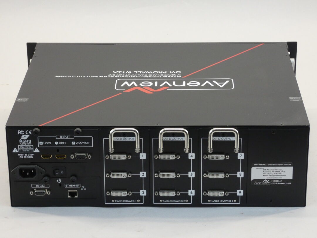 Avenview DVI-Prowall-9X 4K30 Video Wall Processor