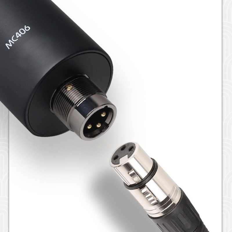 MC406 USB Condenser Microphone For Clear Auditory Recording 360 Degree Rotation