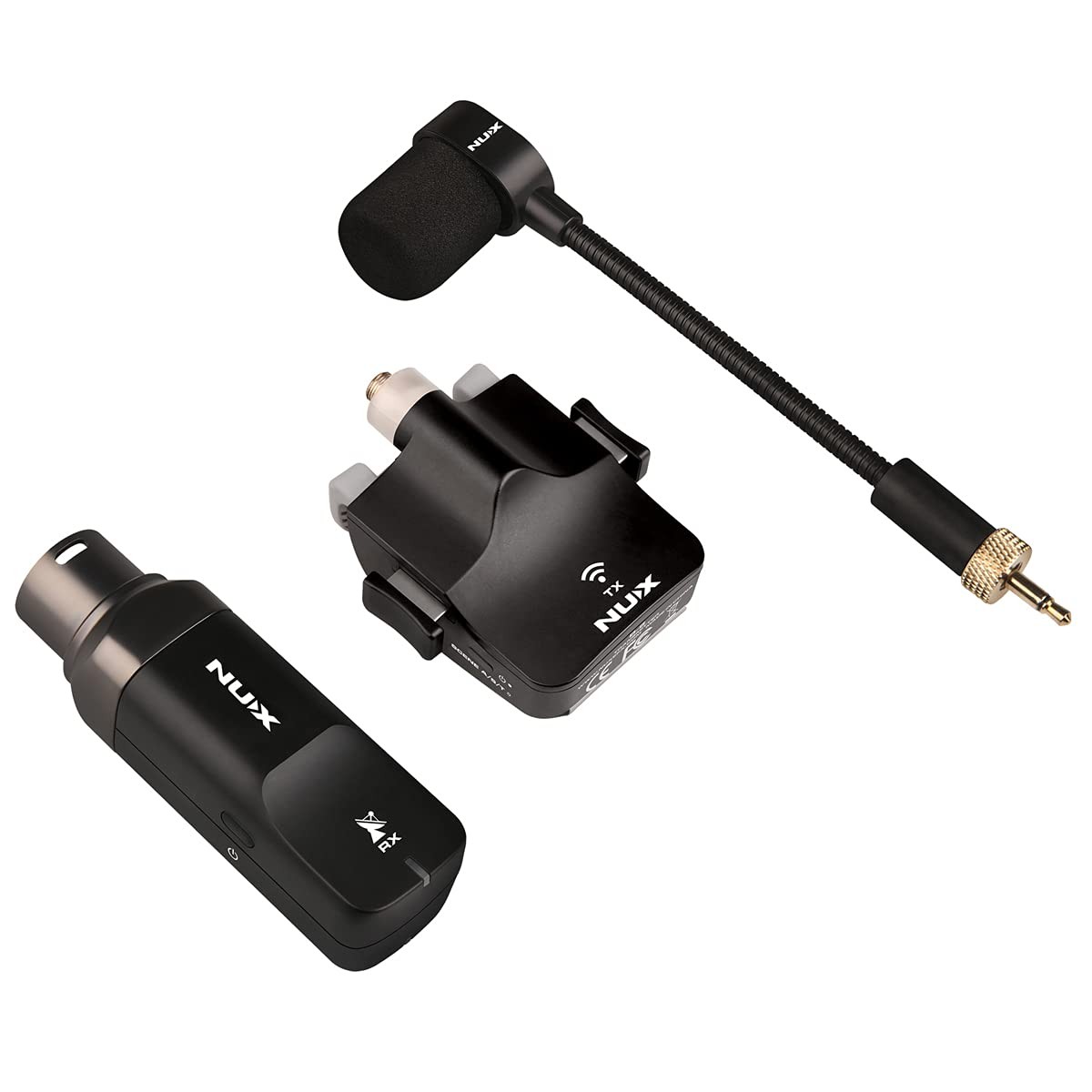 B-6 Saxophone Wireless System with Charging Case,Operation Range of 20 Meters,Hi