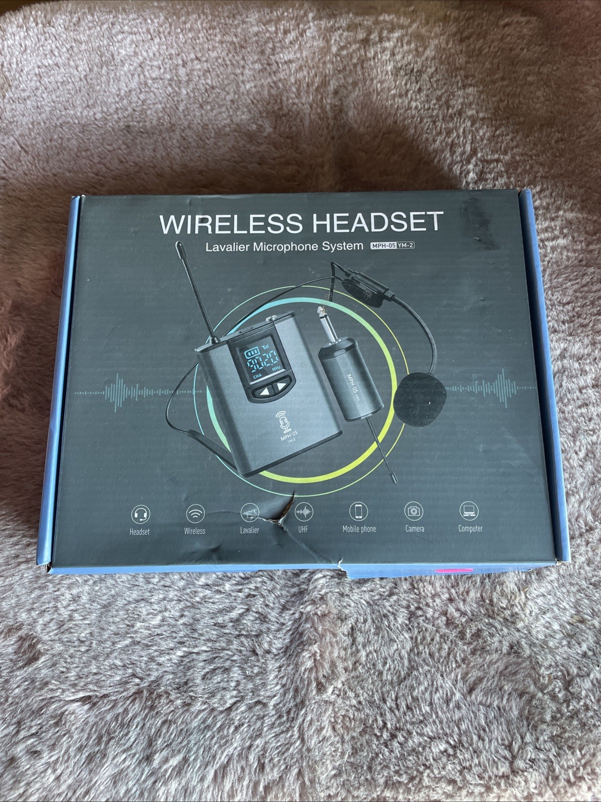 Wireless Headset MPH-05 YM-2 Lavalier Microphone System